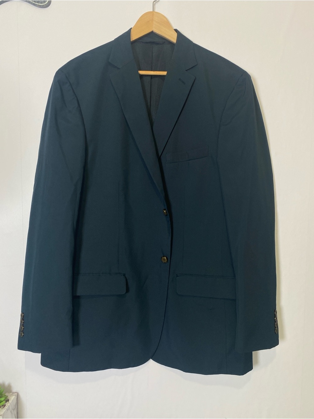 The Savile Row Co London 2 Button Blazer Sport Coat RFID Men’s 46R